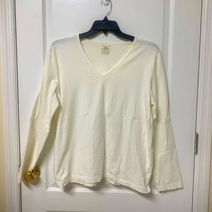 White Jones New York Sport long sleeve shirt. Size XXL